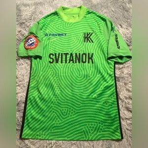 KOLOS KOVALIVKA 2020/21 Match ISSUE WORN Goalkeeper JERSEY VOLYNETS #25 Ukraine